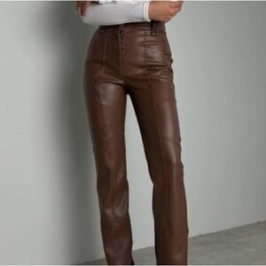 Wilfred women’s  Tan Leather Dress Pants